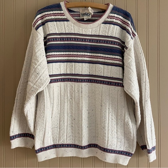 Vintage Northern Reflections Cotton Knit Sweater Women’s Size Medium - Picture 11 of 12